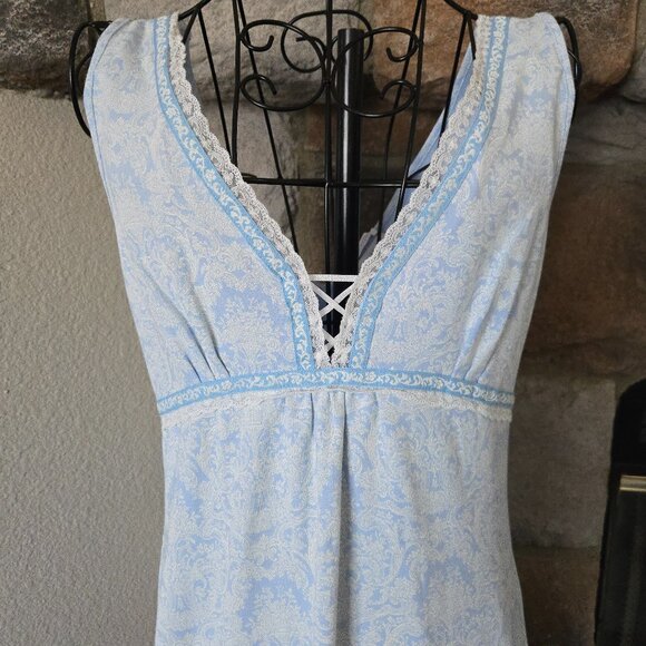 Charter Club Printed Cotton Nightie - Picture 2 of 10